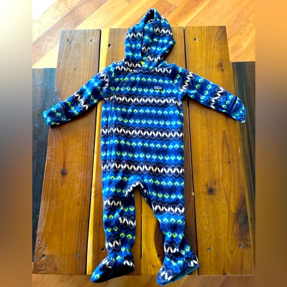 Patagonia micro fleece infant bunting 6-12 months